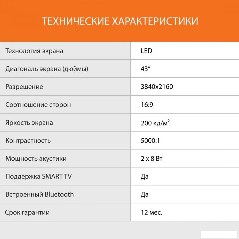 Телевизор SunWind SUN-LED43XU400