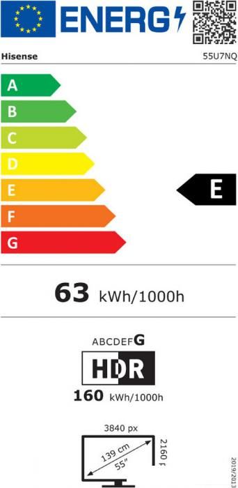 MiniLED телевизор Hisense 55U7NQ